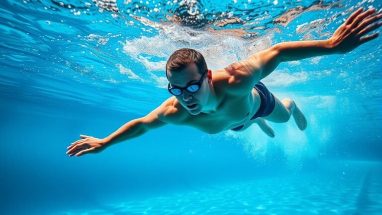 physical exertion in water