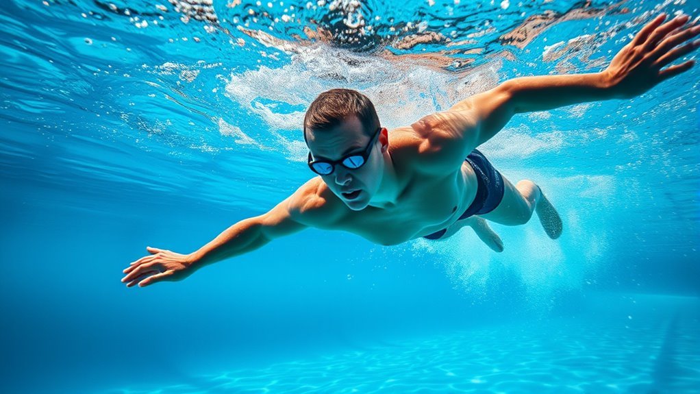 physical exertion in water