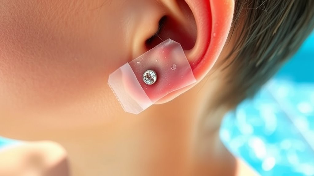 piercing care before swimming