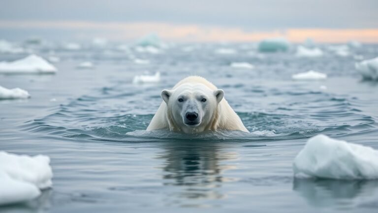 polar bears swimming duration