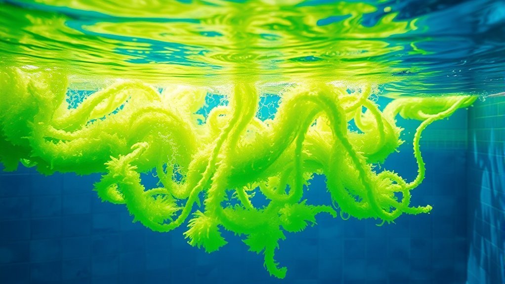 pool algae discoloration causes
