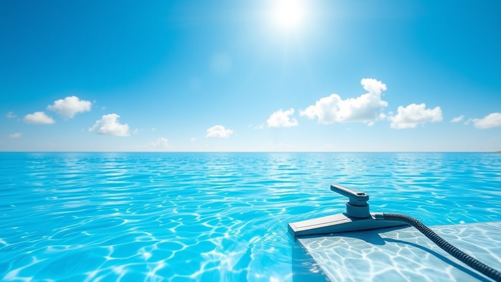 pool cleaning causes cloudiness