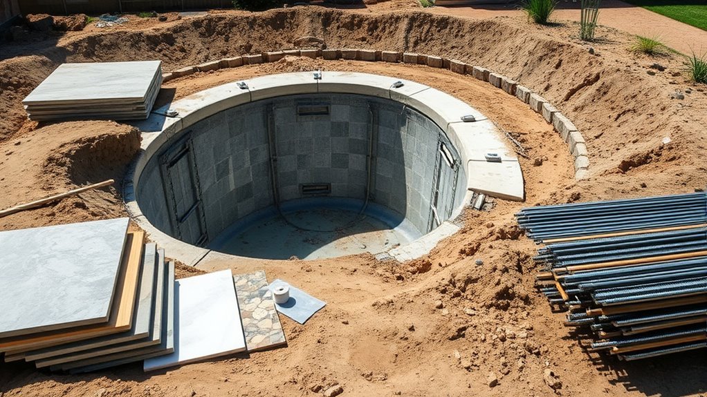 pool construction material options