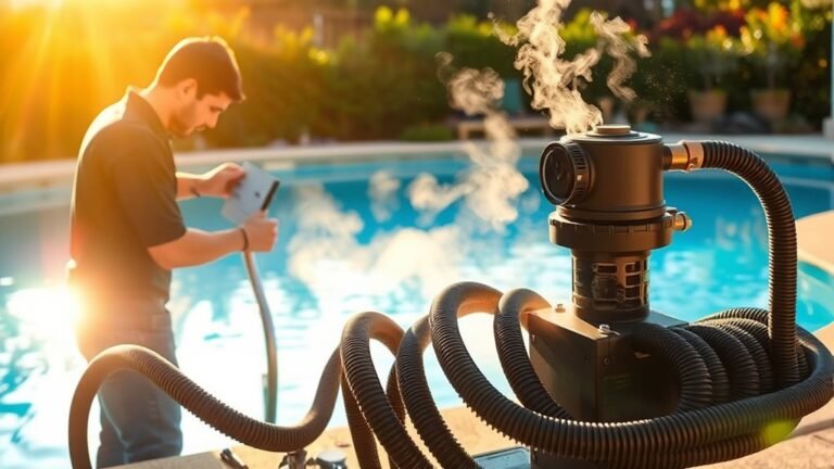 pool heating step by step