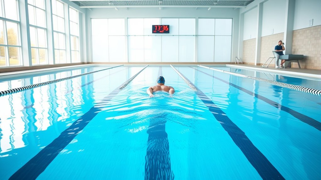 pool laps equal mile