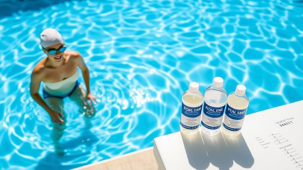 pool shock clarifies contaminants