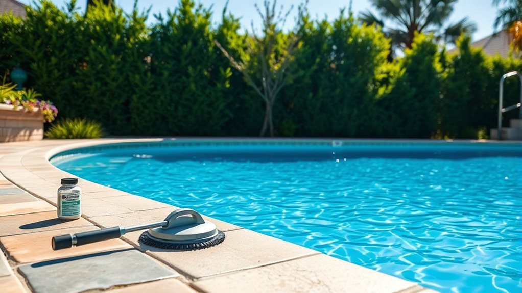 pool shock kills contaminants