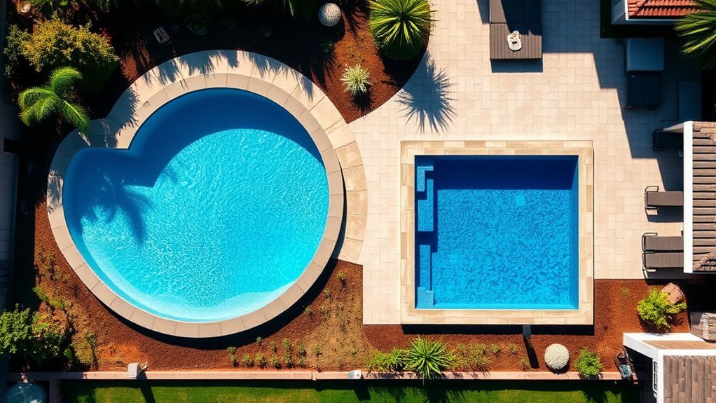 pool size shape costs