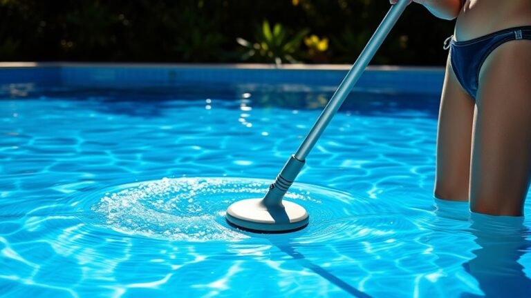pool vacuuming step by step