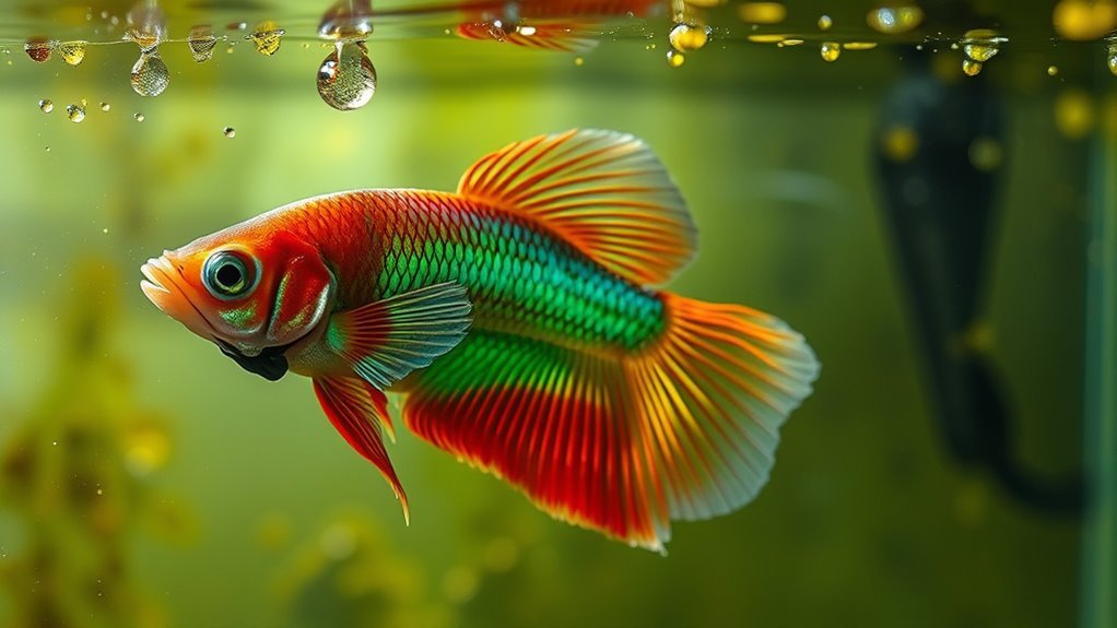 poor water quality disrupts betta