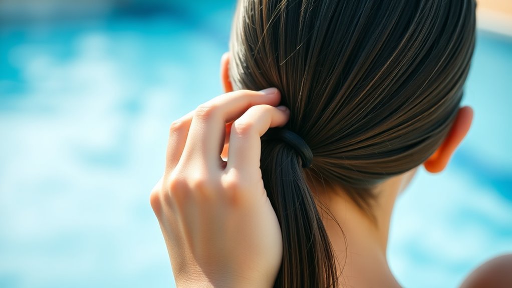 prepare hair for snug fit