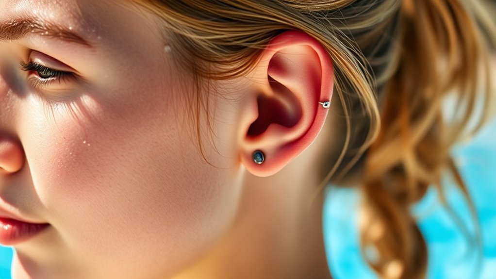 prevent infection while swimming