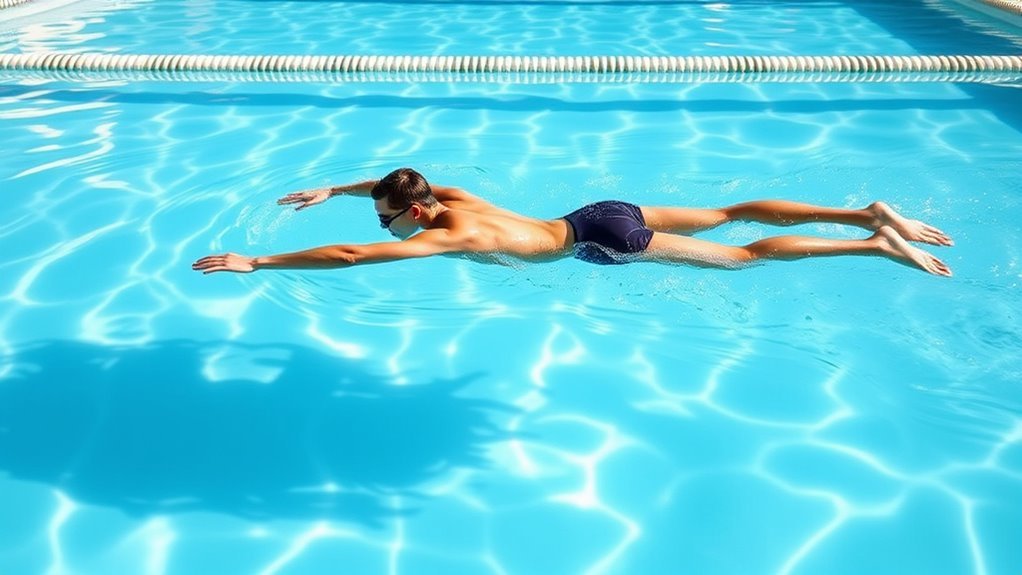proper swimming technique safeguards spine