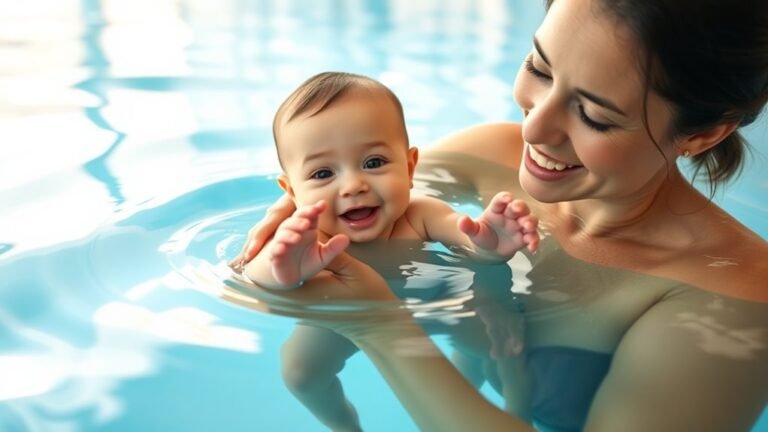 safe baby swimming timing