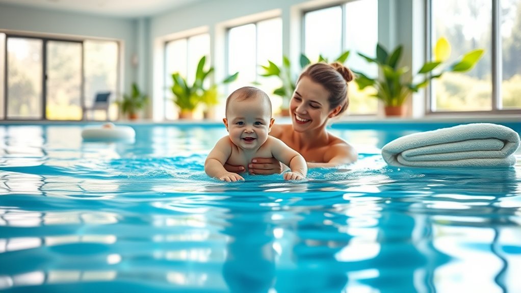 safe clean warm swimming environment