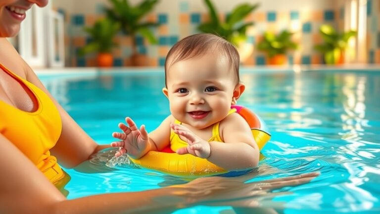 safe infant swimming timing