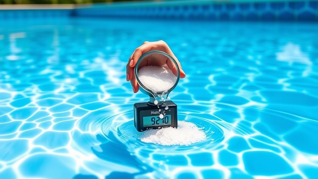 salt converts to chlorine