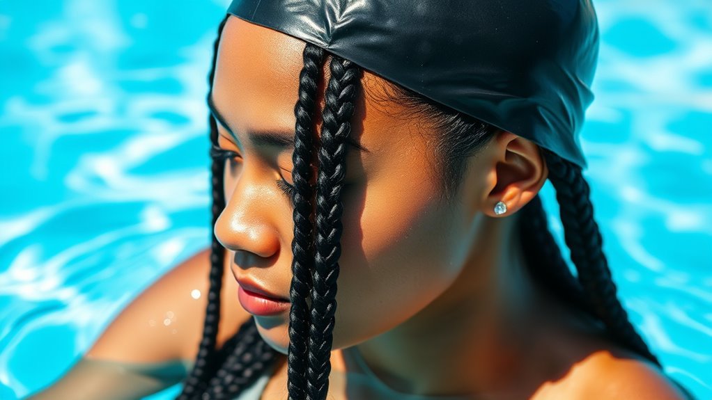 secure braided water friendly styles