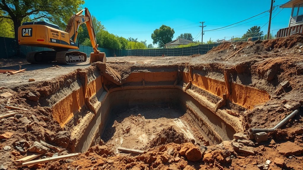 site clearing utility check