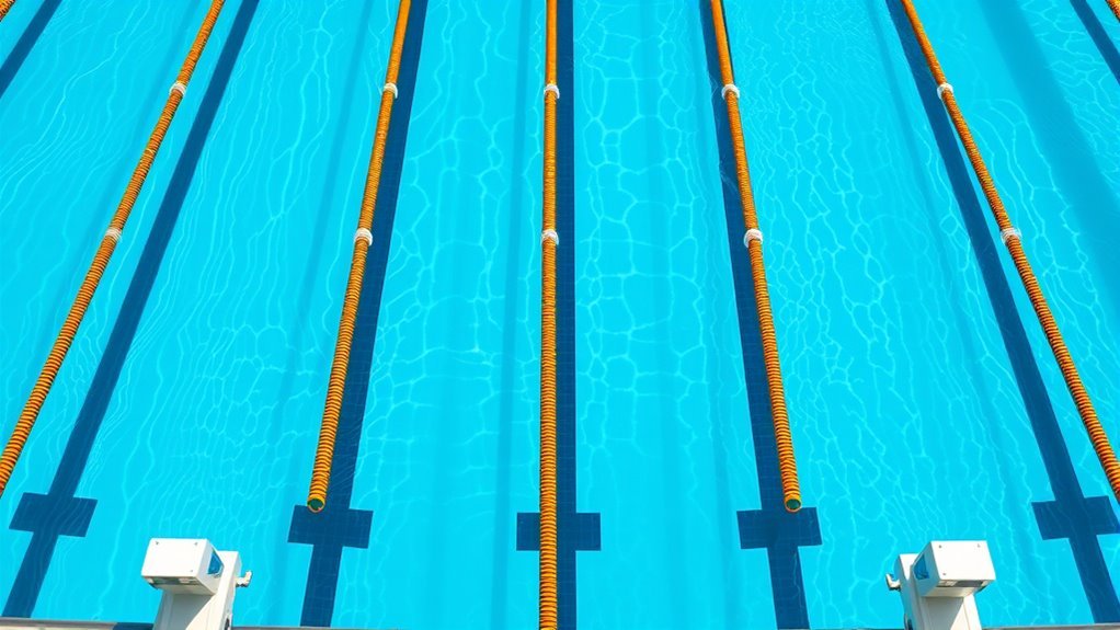 standard competitive lane dimensions