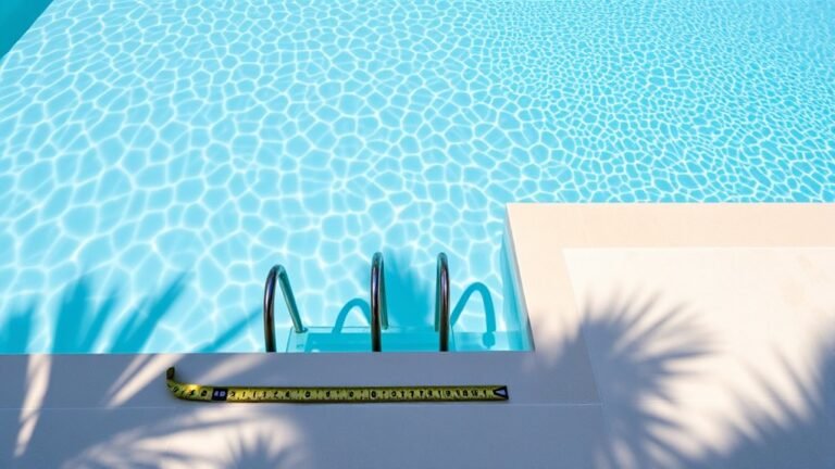 standard swimming pool sizes