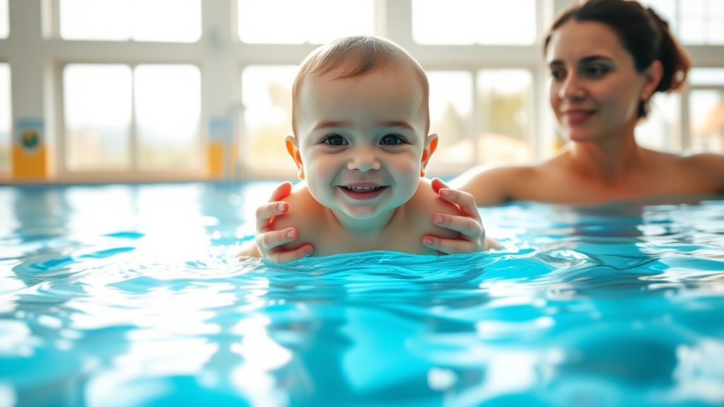 start swimming at six months