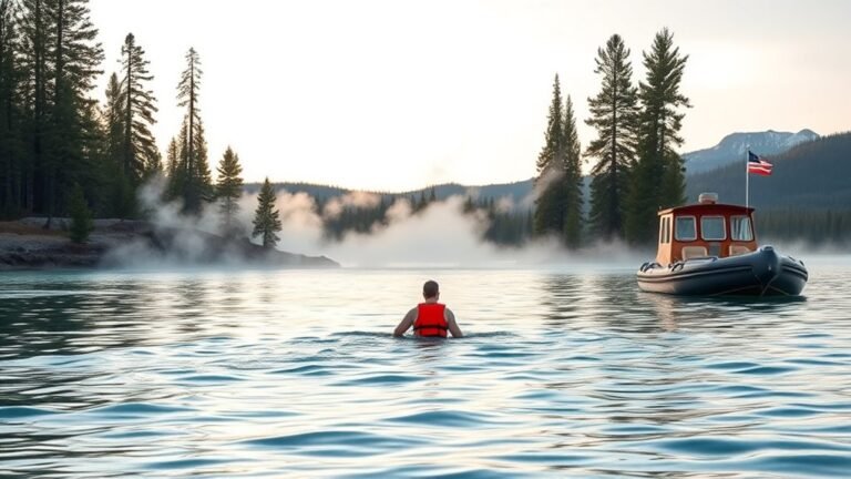 swim safely in yellowstone