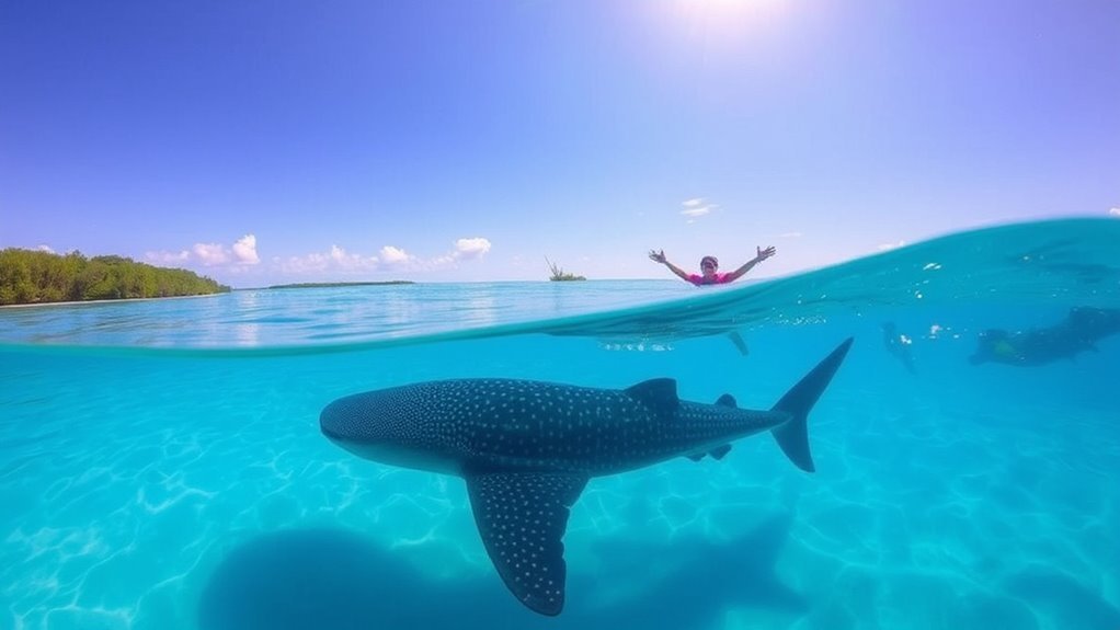 swim with whale sharks