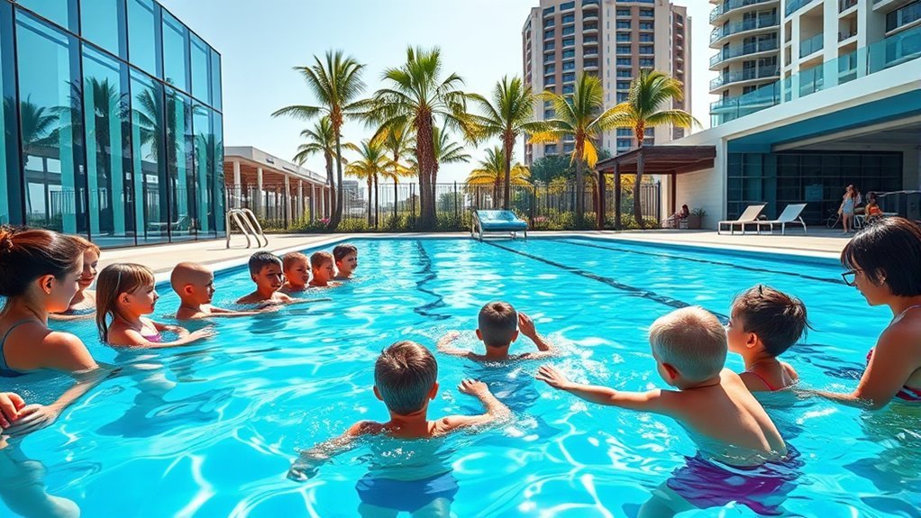 swimming facility type costs