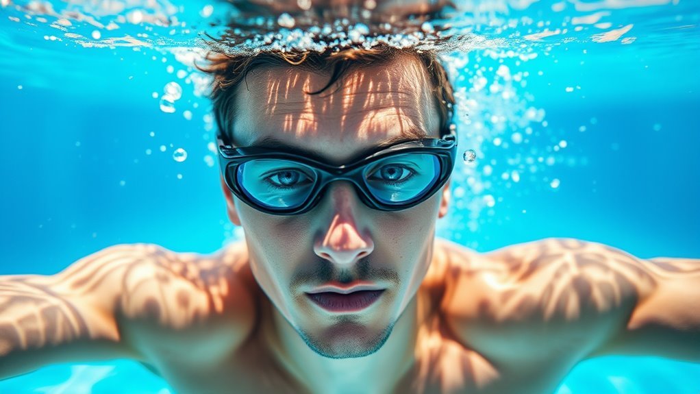 swimming increases eye infection risk