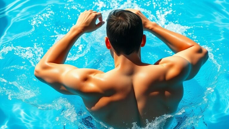 swimming promotes muscle development