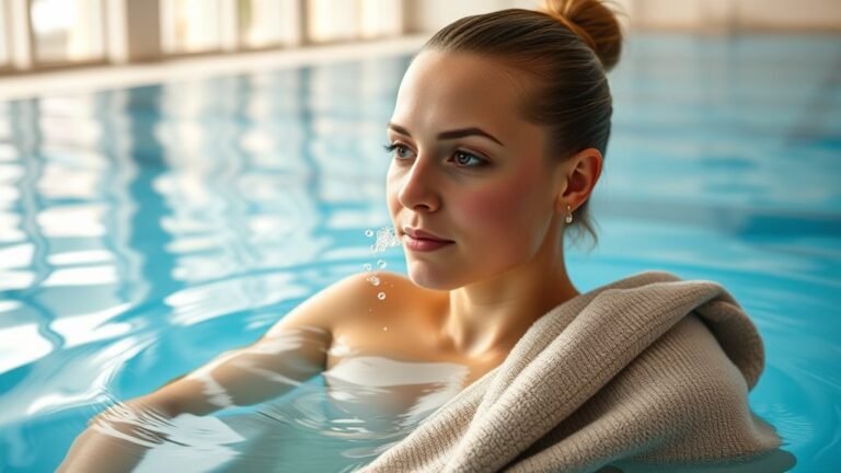 swimming safely with a cold