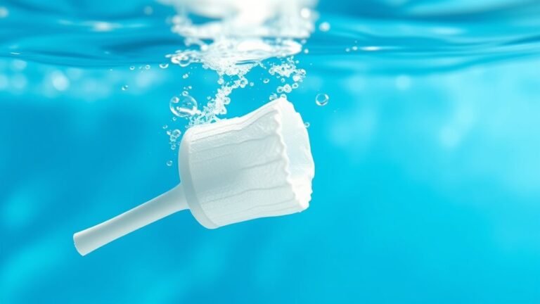 tampons do not absorb water