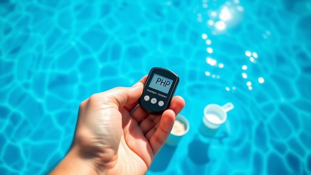 test pool ph regularly