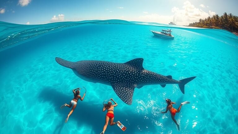 top whale shark swimming spots