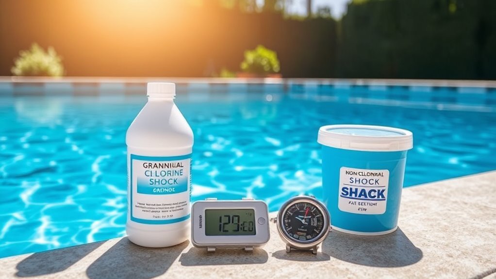 types of pool shock treatments