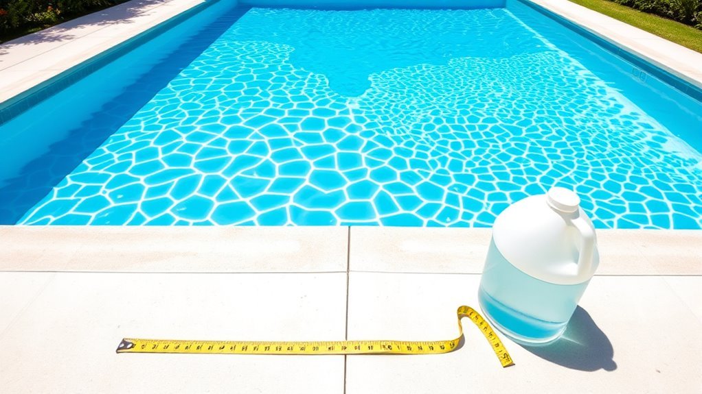 typical pool size dimensions