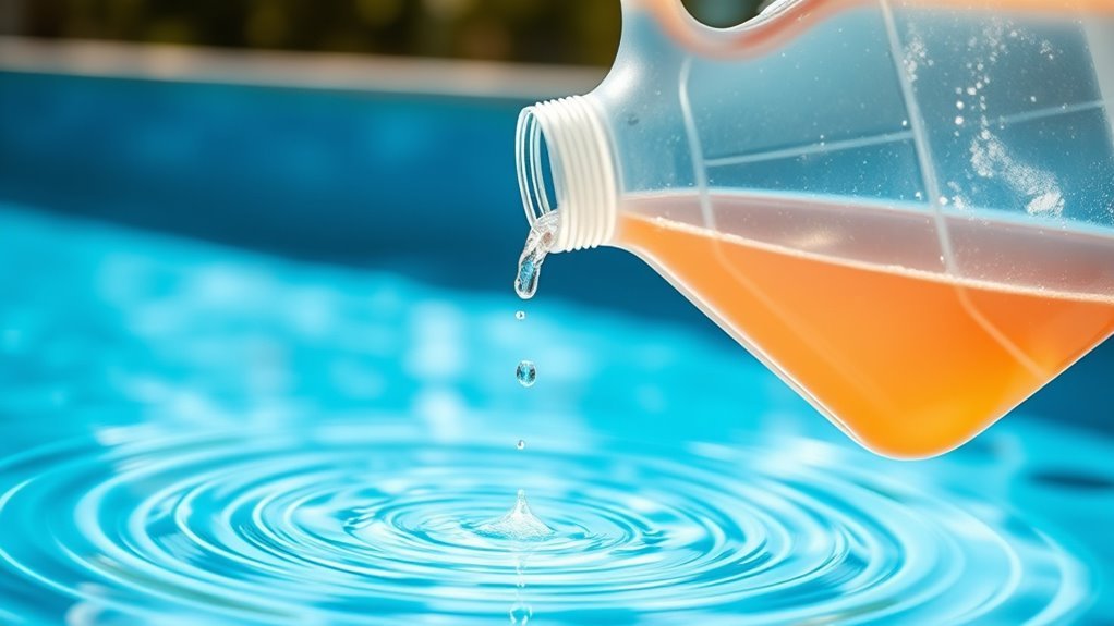 use acid carefully and evenly