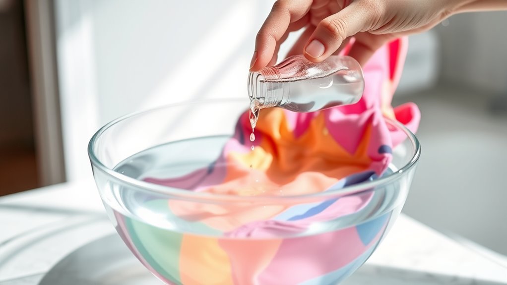 use mild fragrance free detergent