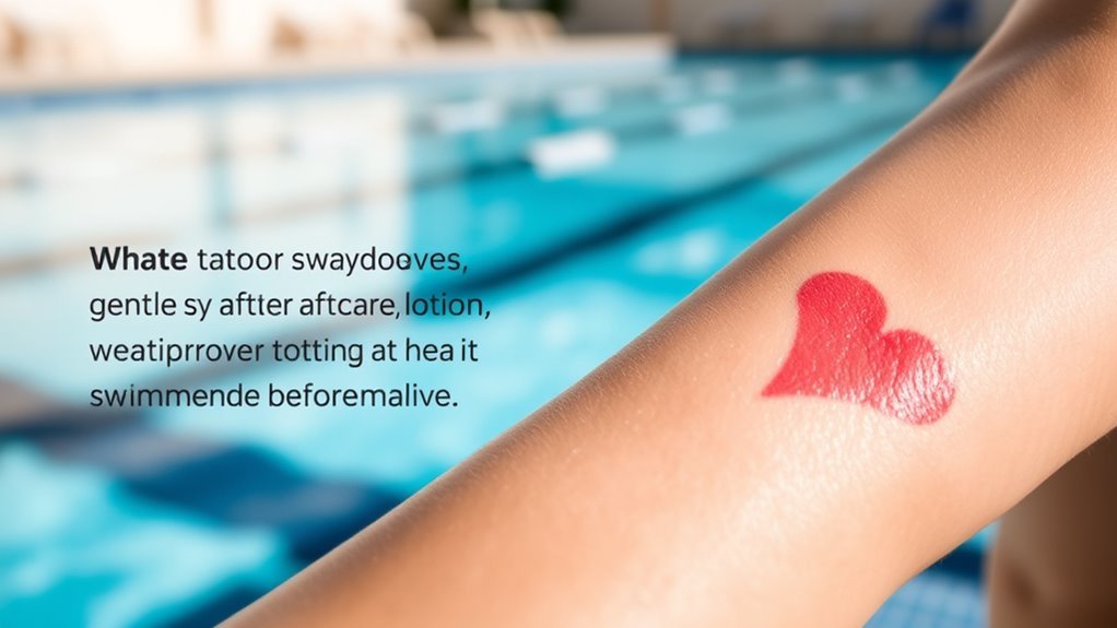 wait 2 4 weeks before swimming