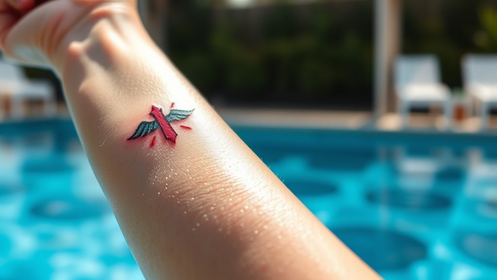 wait 2 4 weeks before swimming