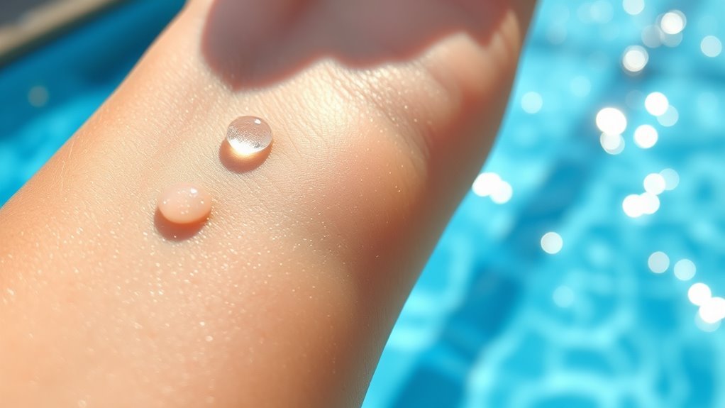 wait four weeks before swimming