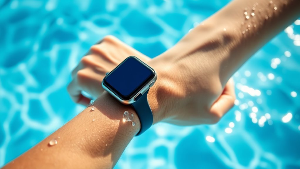 water resistant swim tracking watches