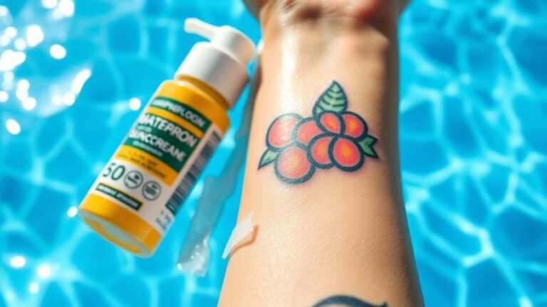 waterproof tattoo swimming tips