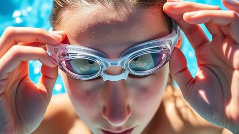 wear goggles and remove lenses