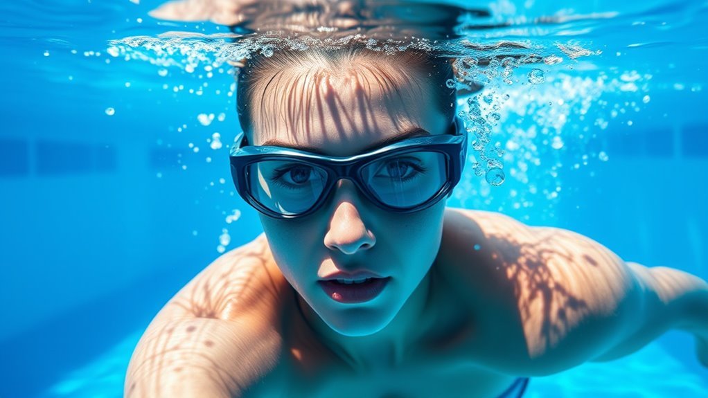 wear goggles to protect eyes