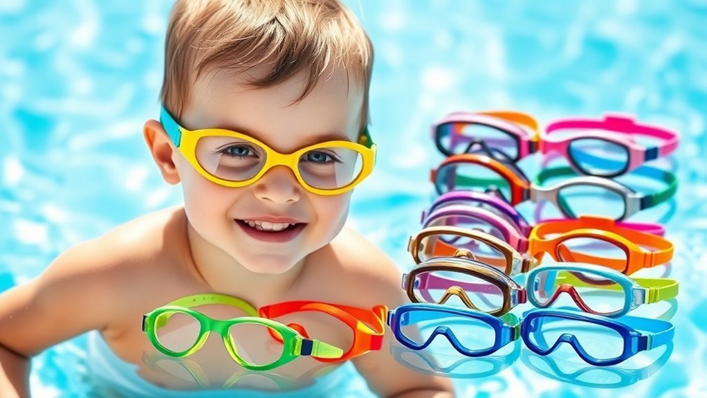 child friendly swimming goggles