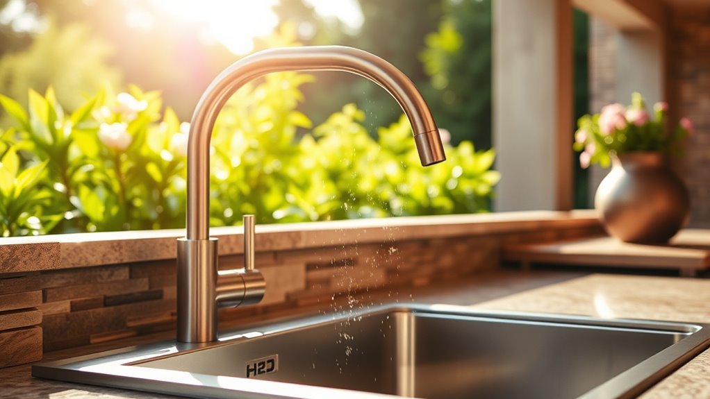 outdoor kitchen faucet recommendations