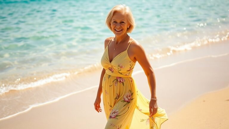 stylish swim dresses for older women