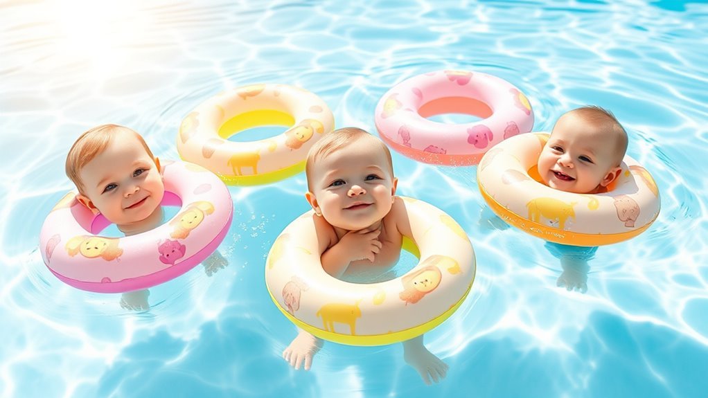 top baby float neck rings